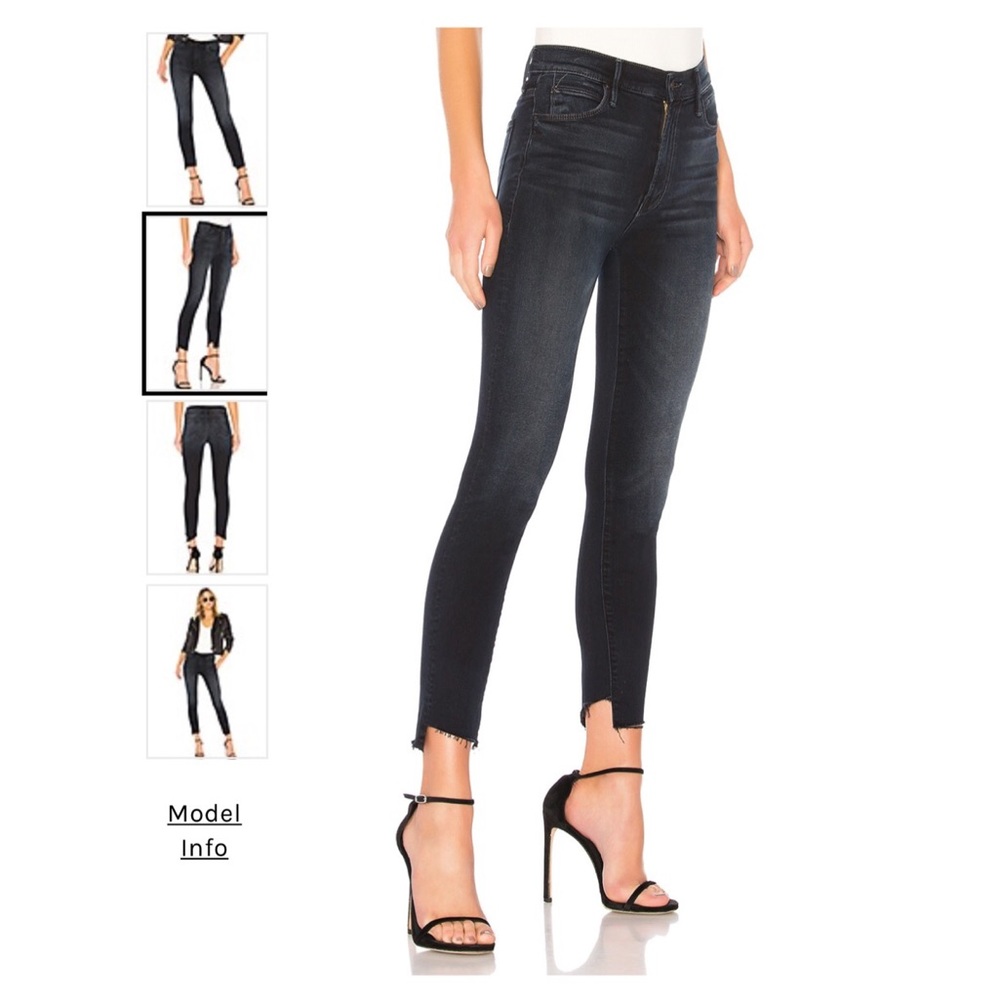 Mother The Stunner Zip Two Step Fray Jeans